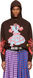 Chopova Lowena Brown Dotty Hoodie