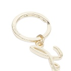 Jacquemus Men's Key Ring in Light Gold