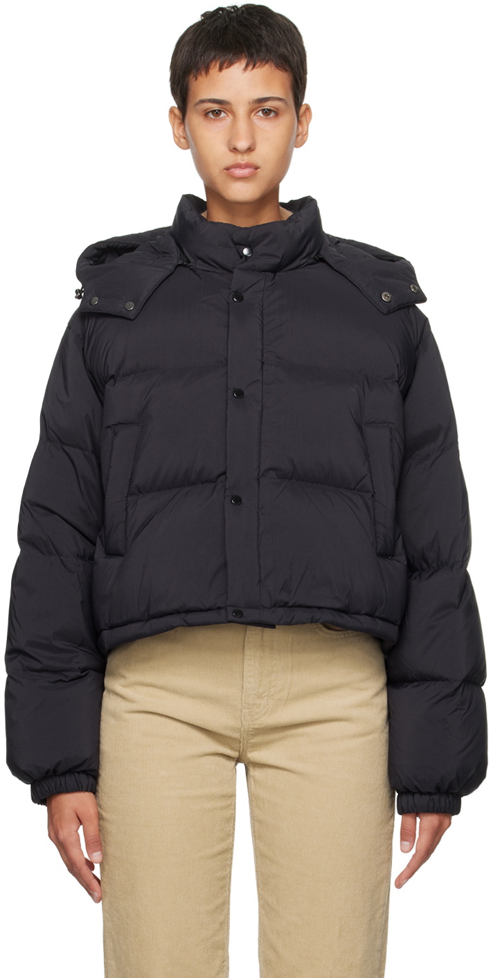 Dunst Black Cropped Down Jacket