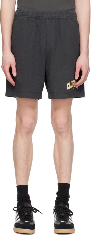 Photo: Sporty & Rich Gray 'California' Shorts