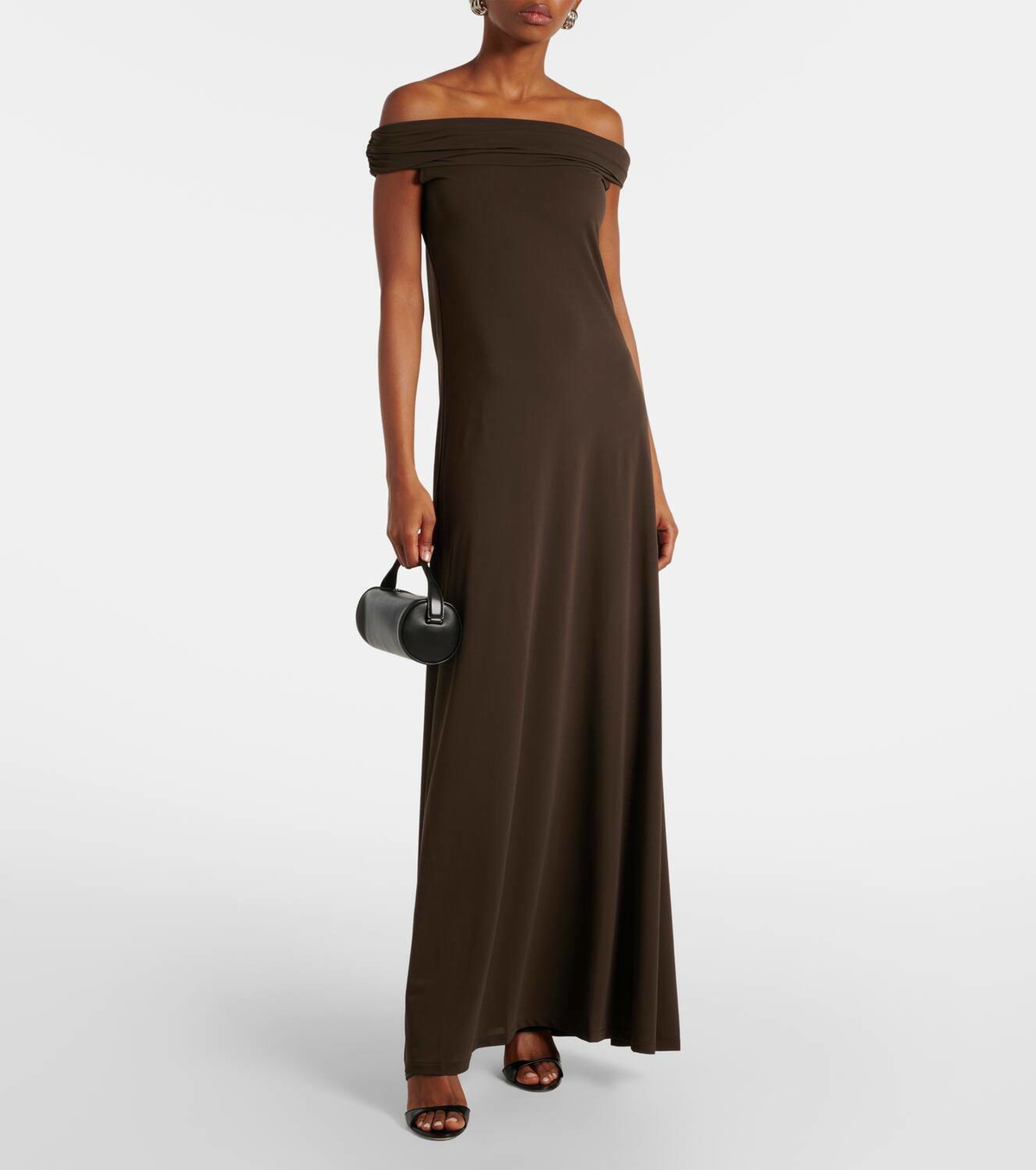 faithfull brown dress Faithfull the Brand Santiana Maxi Dress