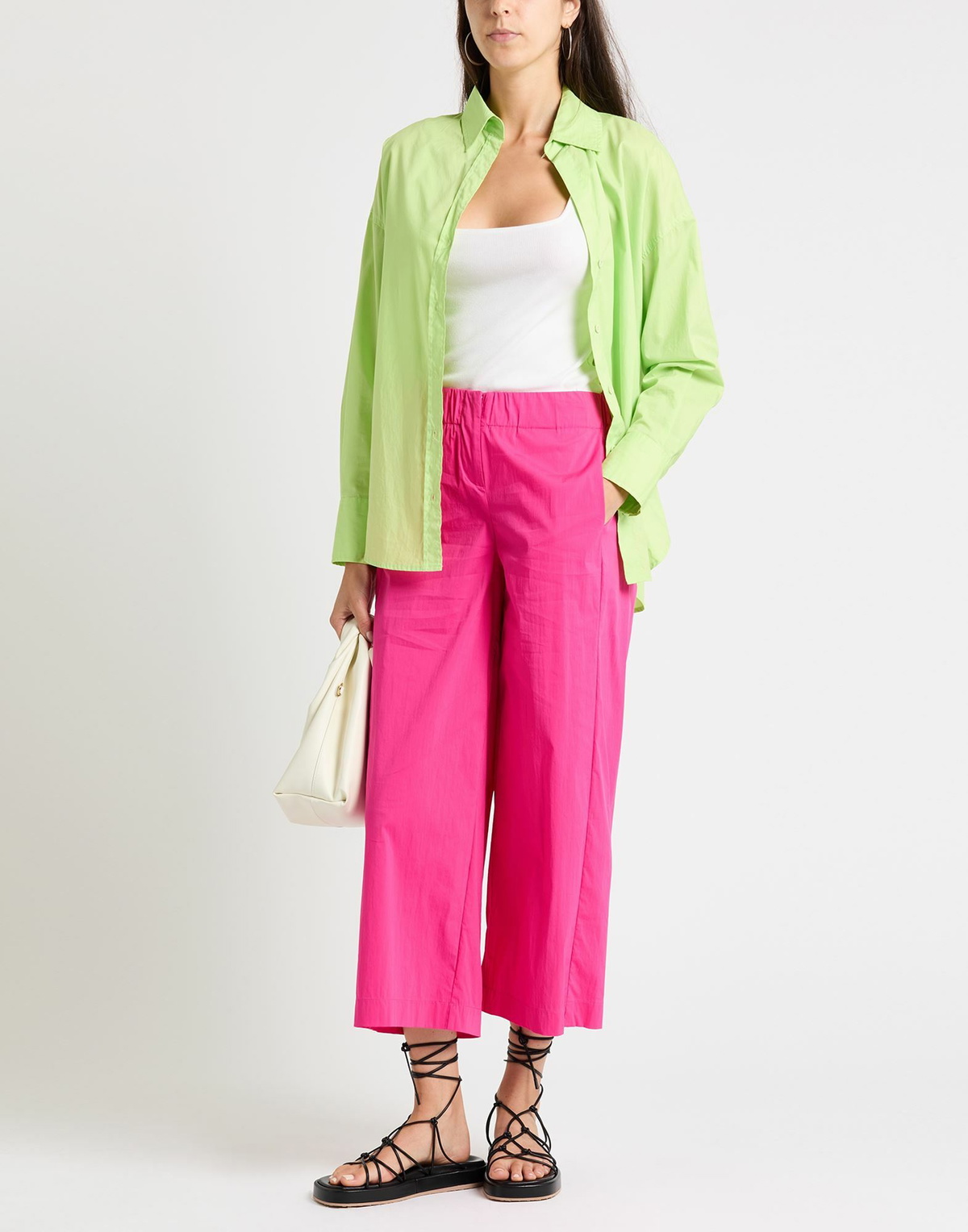 Jijil Womens Pants in Magenta