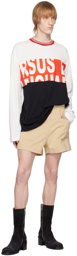 Dries Van Noten Beige Patch Pocket Shorts