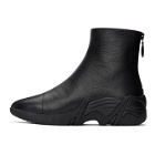 Raf Simons Black Cyclon Zip-Up Boots