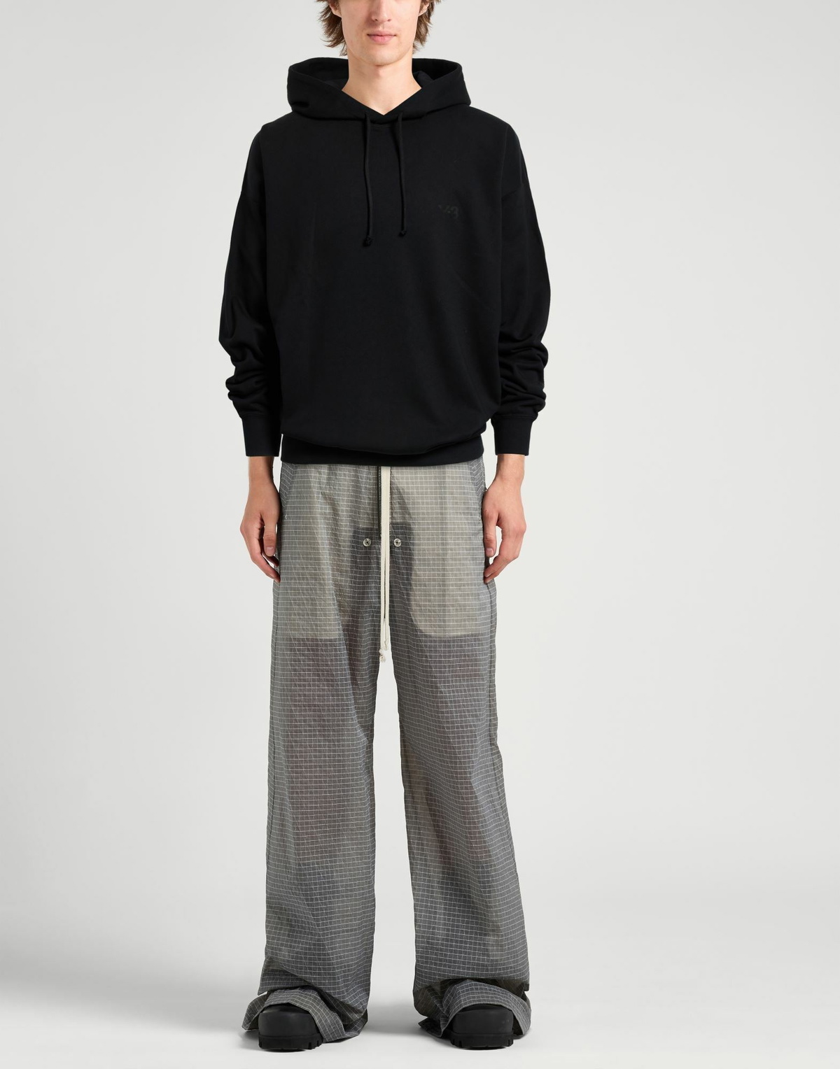 Y-3 Mens Sweatshirt in Black