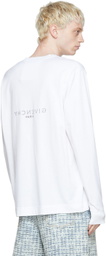 Givenchy White Cotton Long Sleeve T-Shirt