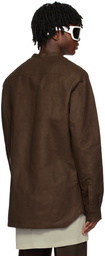 Rick Owens Brown Secret Larry Shirt