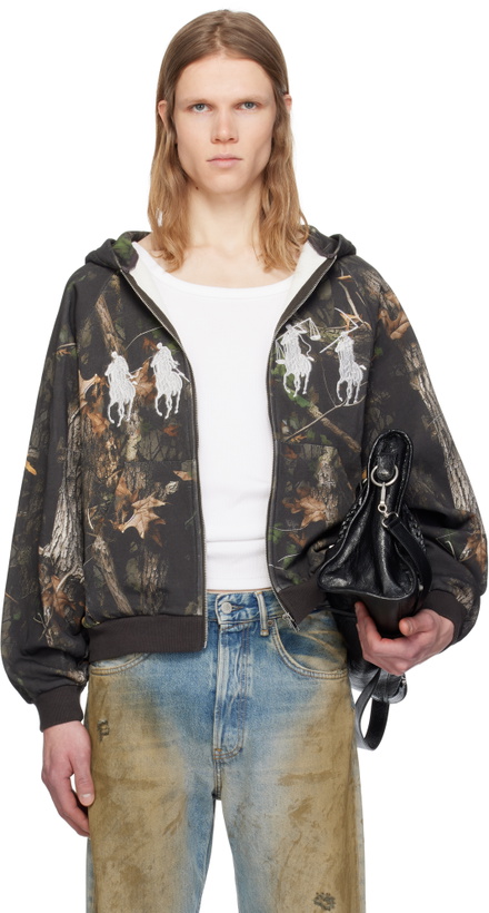 Photo: Praying Brown Horseman Zip Hoodie