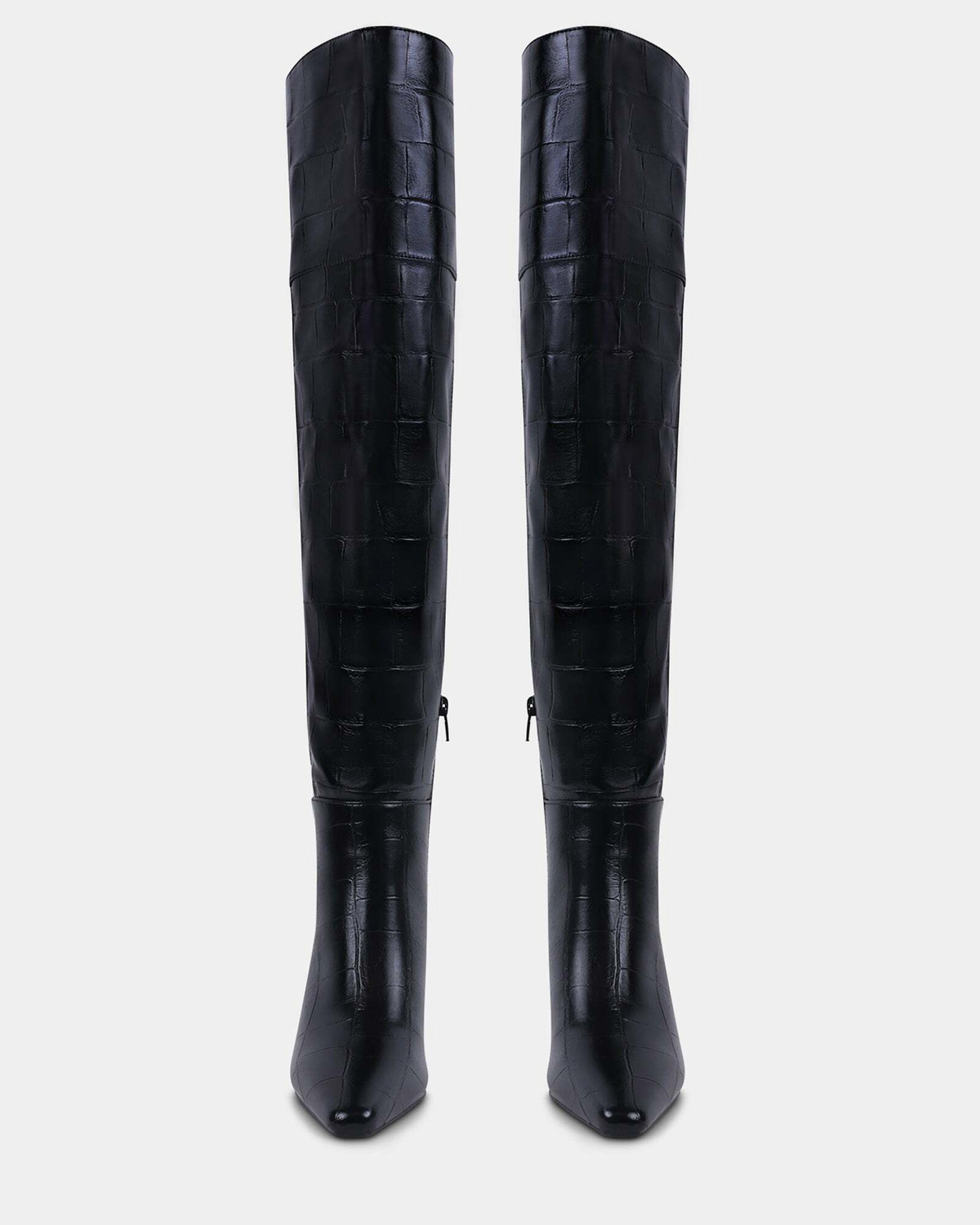 Steve Madden Courage Boots in Black Exotic