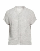 Peserico Womens Cardigan in Grey