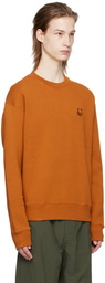 Maison Kitsuné Orange Bold Fox Head Sweatshirt