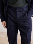 Slowear - Straight-Leg Wool and Cashmere-Blend Trousers - Blue