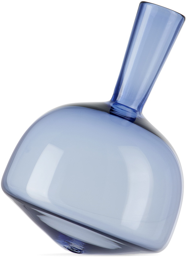 Photo: Nate Cotterman SSENSE Exclusive Blue Low Wobble Flow Decanter