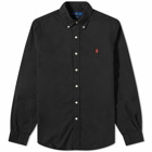 Polo Ralph Lauren Men's Slim Fit Garment Dyed Button Down Shirt in Polo Black