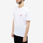 AMI Men's Small A Heart T-Shirt in White