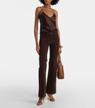 Nili Lotan Celia corduroy straight pants