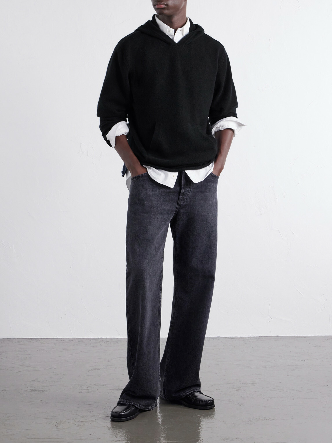 James Perse - Cashmere Hoodie - Black