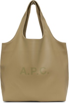 A.P.C. Khaki Ninon Tote