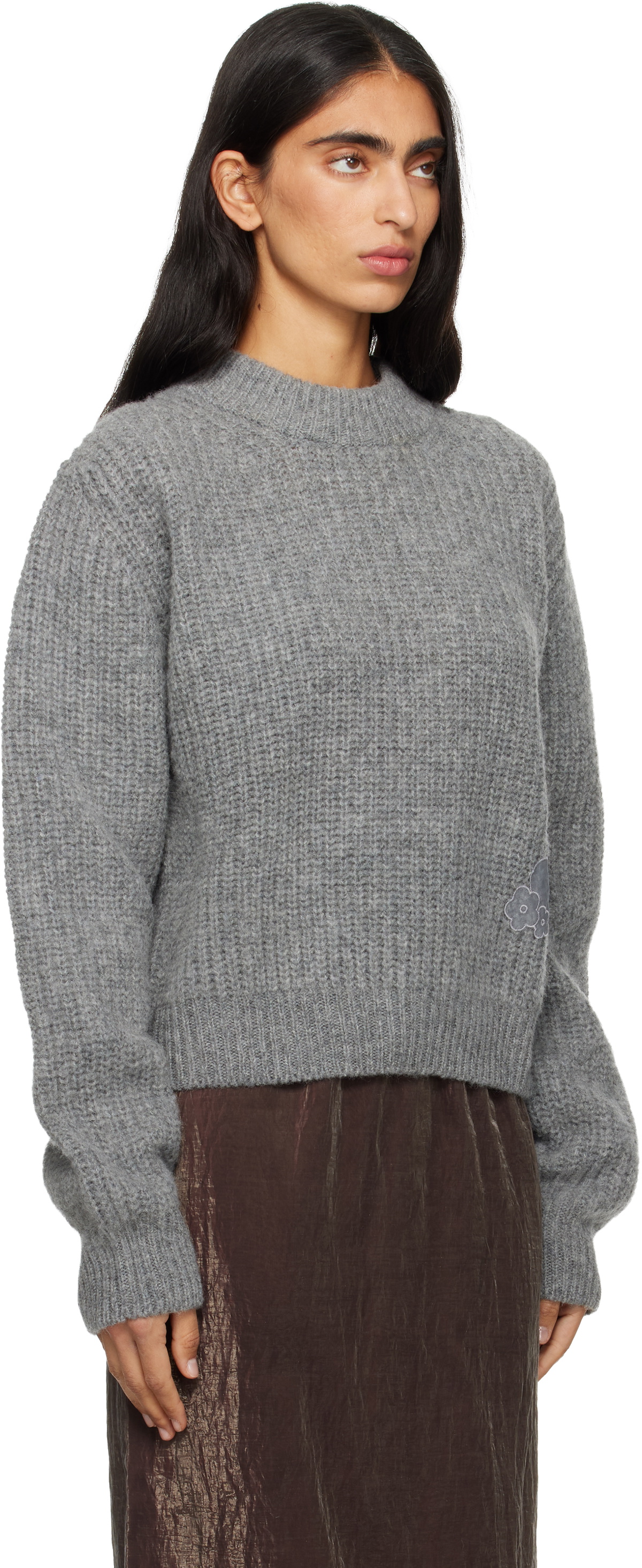 Cecilie Bahnsen Gray Bega Sweater