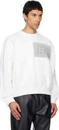 MM6 Maison Margiela Off-White Logo Sweatshirt