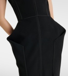 Maticevski Graduate peplum gown