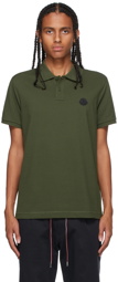 Moncler Green Knit Polo