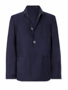 Giorgio Armani - Lyocell and Silk-Blend Jacket - Blue