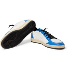 Golden Goose - Ball Star Distressed Leather Sneakers - Blue