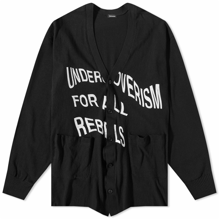 Photo: Undercoverism Men's Rebels Cardigan in Black