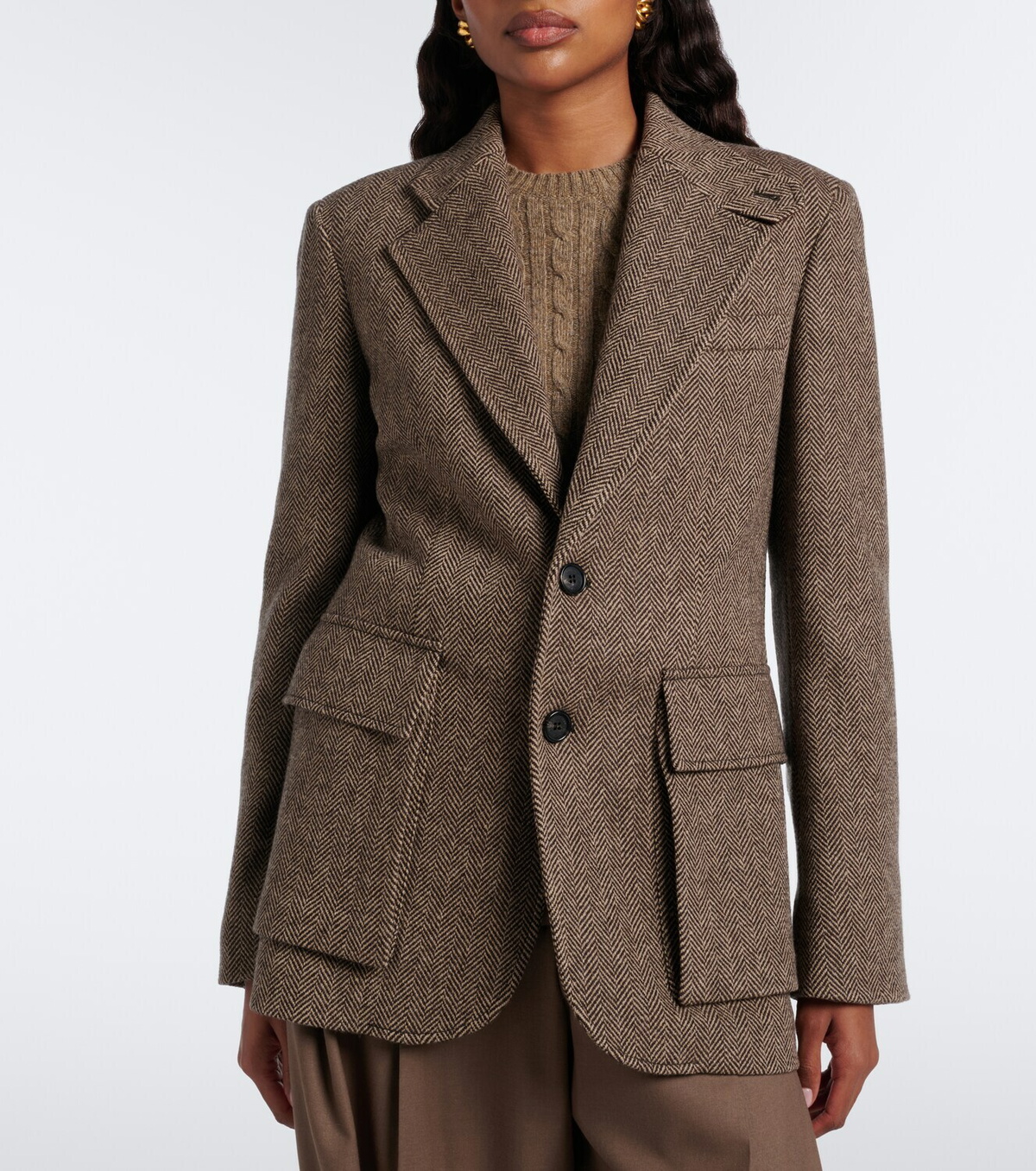 Ralph Lauren Collection Preston II wool-blend tweed blazer