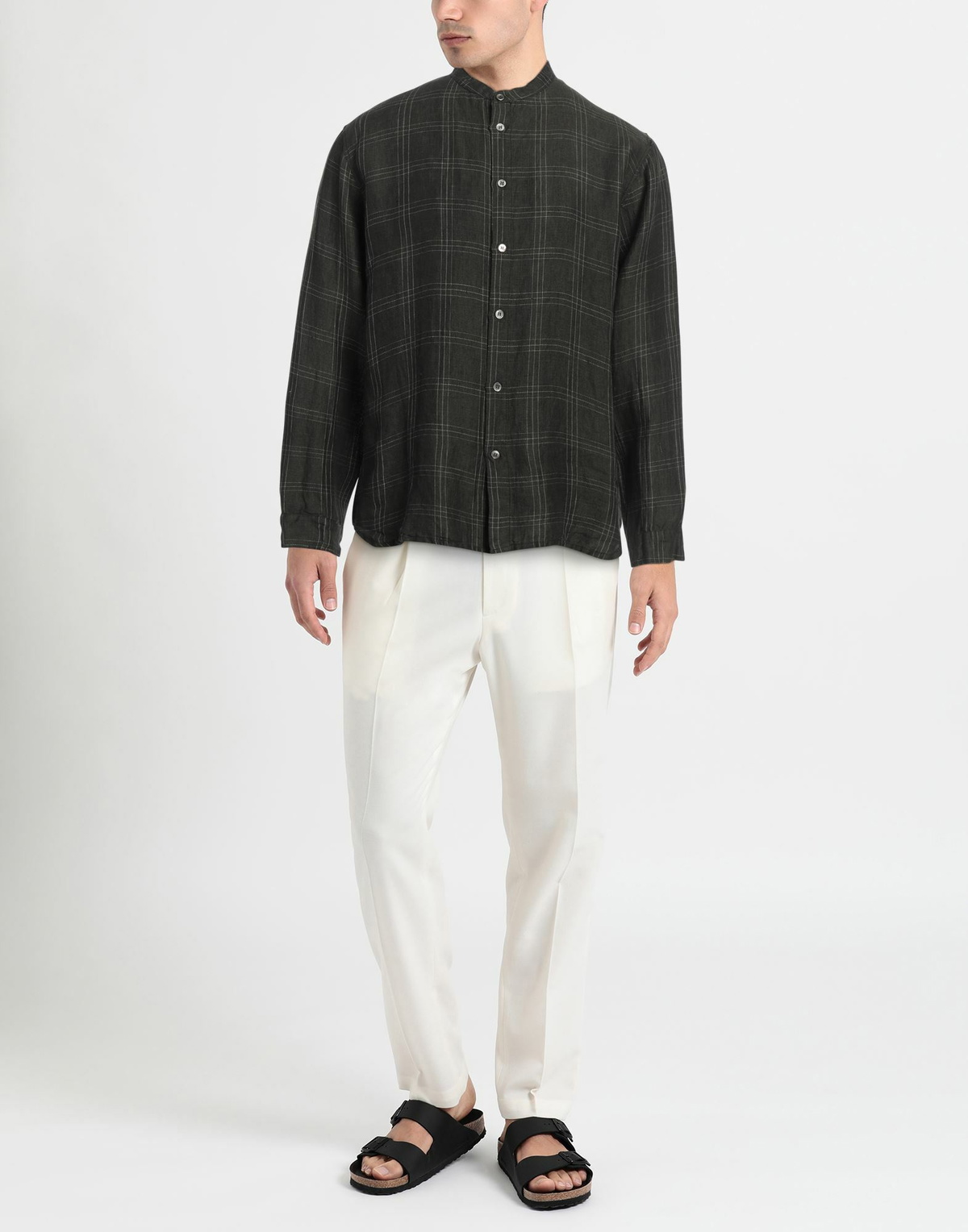 Crossley Mens Shirt Dark in Green