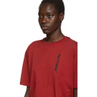 Polythene* Optics Red Graphic Back T-Shirt