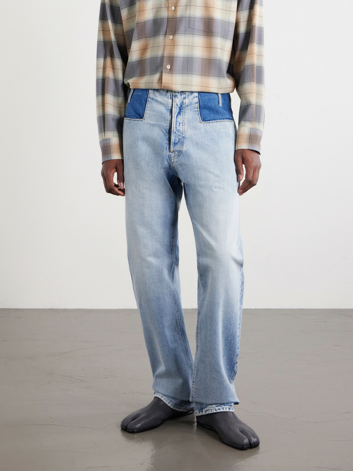 Maison Margiela - Waistless Straight-Leg Jeans - Blue