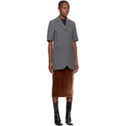 Georgia Alice SSENSE Exclusive Grey Boy Mini Dress