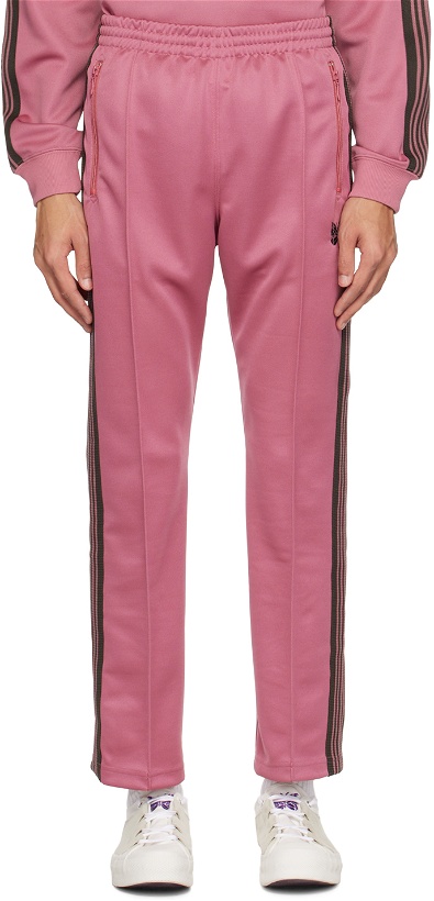 Photo: NEEDLES Pink Narrow Sweatpants