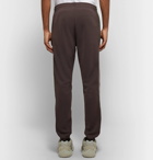 adidas Originals - Yeezy Calabasas Striped Jersey Sweatpants - Men - Dark brown