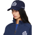 Sporty & Rich Navy NY Crest Hat