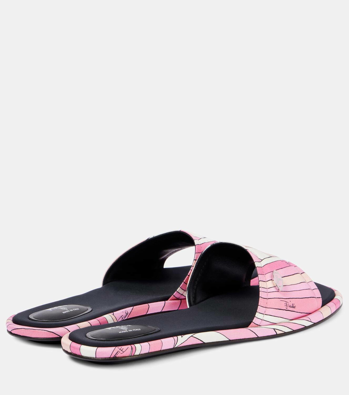 Pucci Iride twill thong sandals