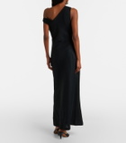 Faithfull Sius asymmetric linen midi dress