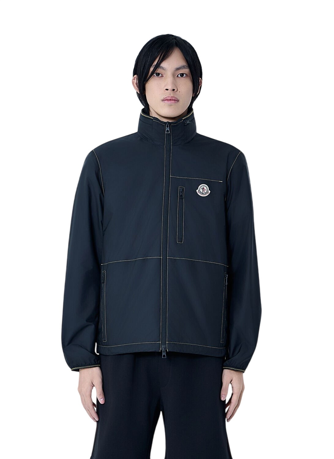 Moncler Men's Heze Cordura Nylon Jacket in Black Moncler