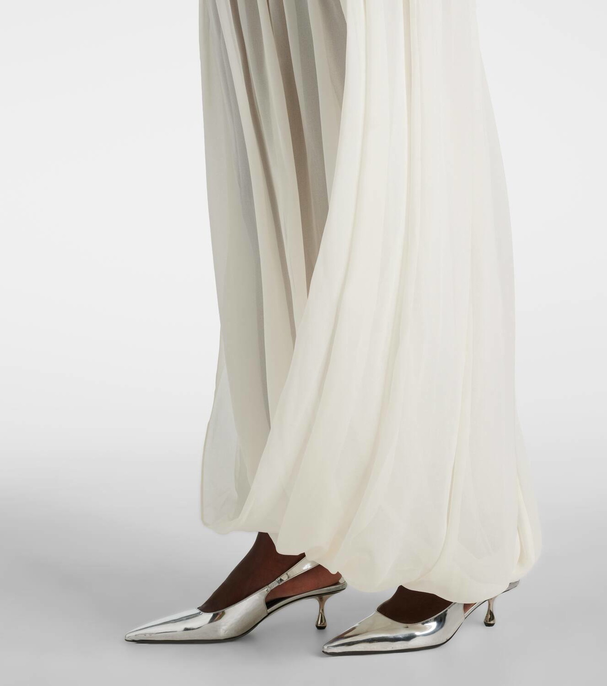 Xu Zhi Sequined layered maxi skirt Xu Zhi