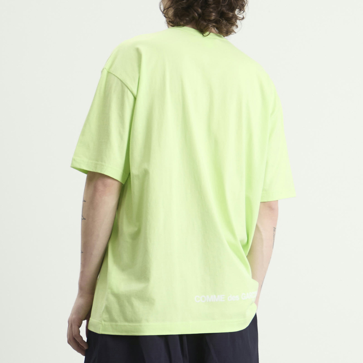 Comme des Garçons SHIRT Men's Oversized Cotton Jersey in Green
