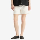 Jil Sander Women's Cargo Denim Shorts in Porcelain