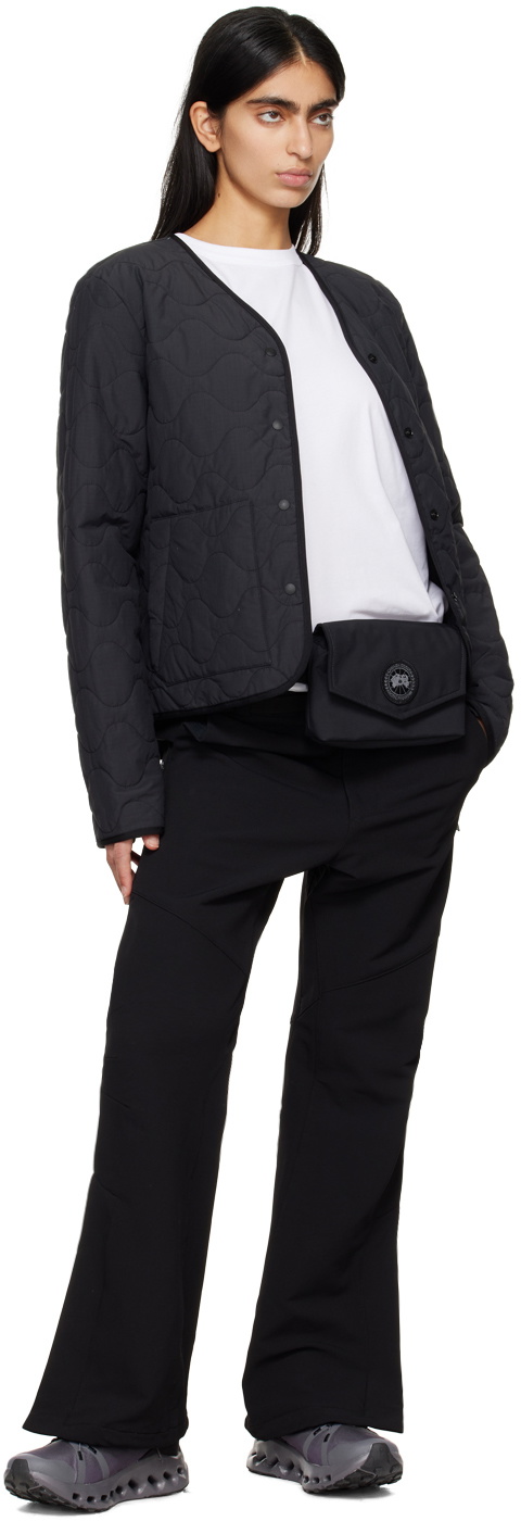 Canada Goose Black Mini Waist Pack Pouch
