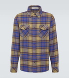 God's True Cashmere Tartan cashmere shirt