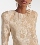 Magda Butrym Metallic-effect cocktail dress