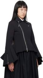 Noir Kei Ninomiya Black Peplum Jacket