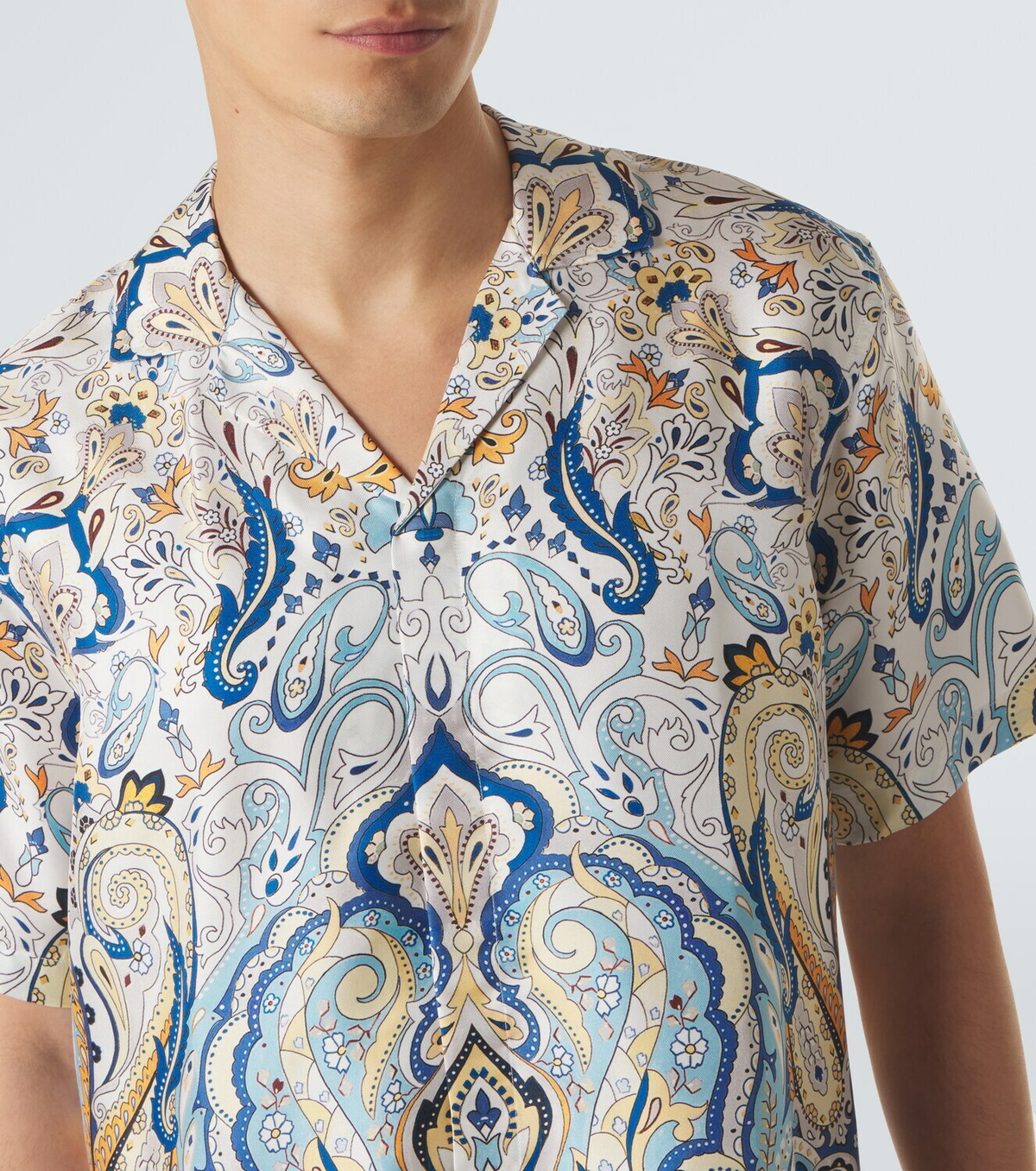 Orlebar Brown Maitan paisley silk shirt