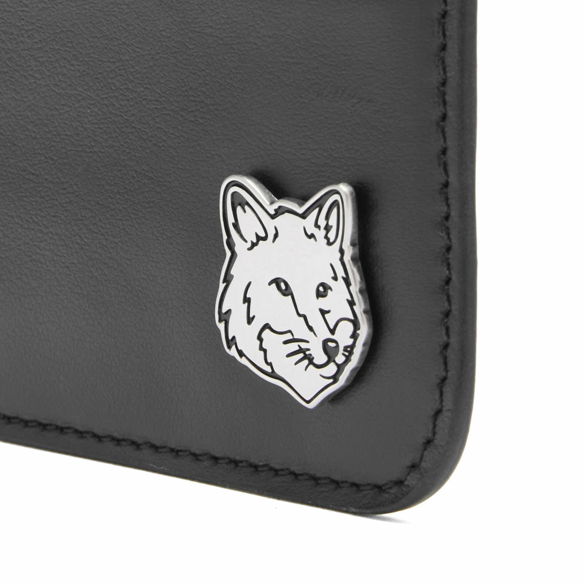 ★MAISON KITSUNE★ FOX HEAD ZIPPED CARDHOLDER ブラック BOOGIE LONG ZIPPED CARDHOLDER | Maison Kitsuné
