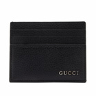 Gucci Men's Logo Card Holder in Black 